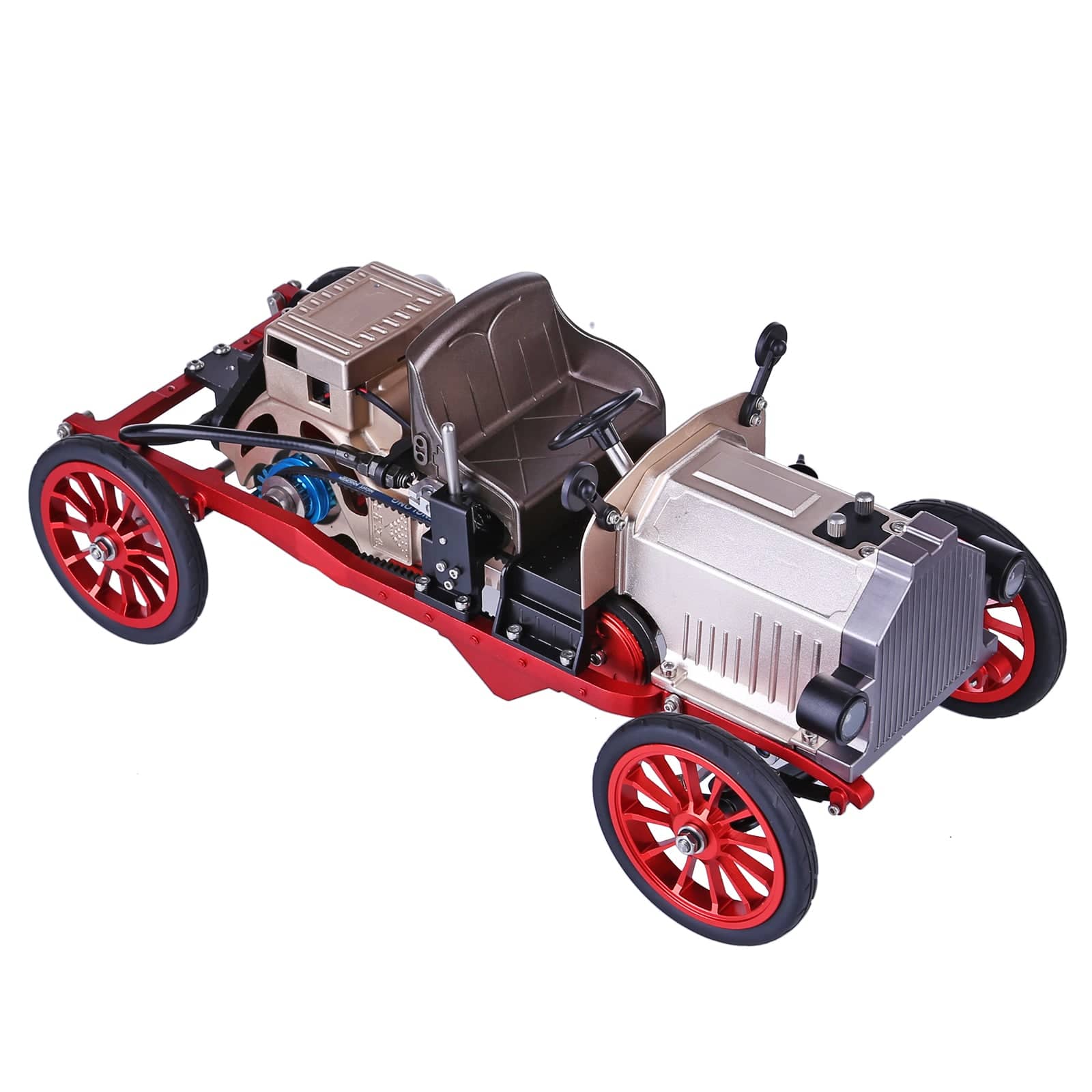 Teching 310+ PCS Metal DIY Assembly Vintage Classic Car Model Kit Gift-helloworld7