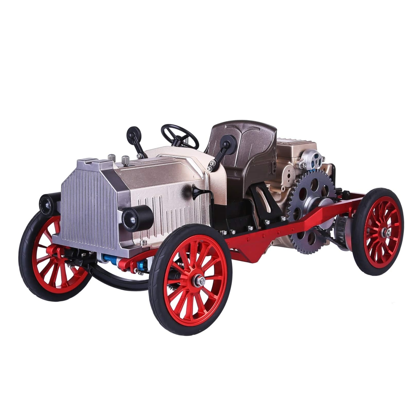 Teching 310+ PCS Metal DIY Assembly Vintage Classic Car Model Kit Gift-helloworld7