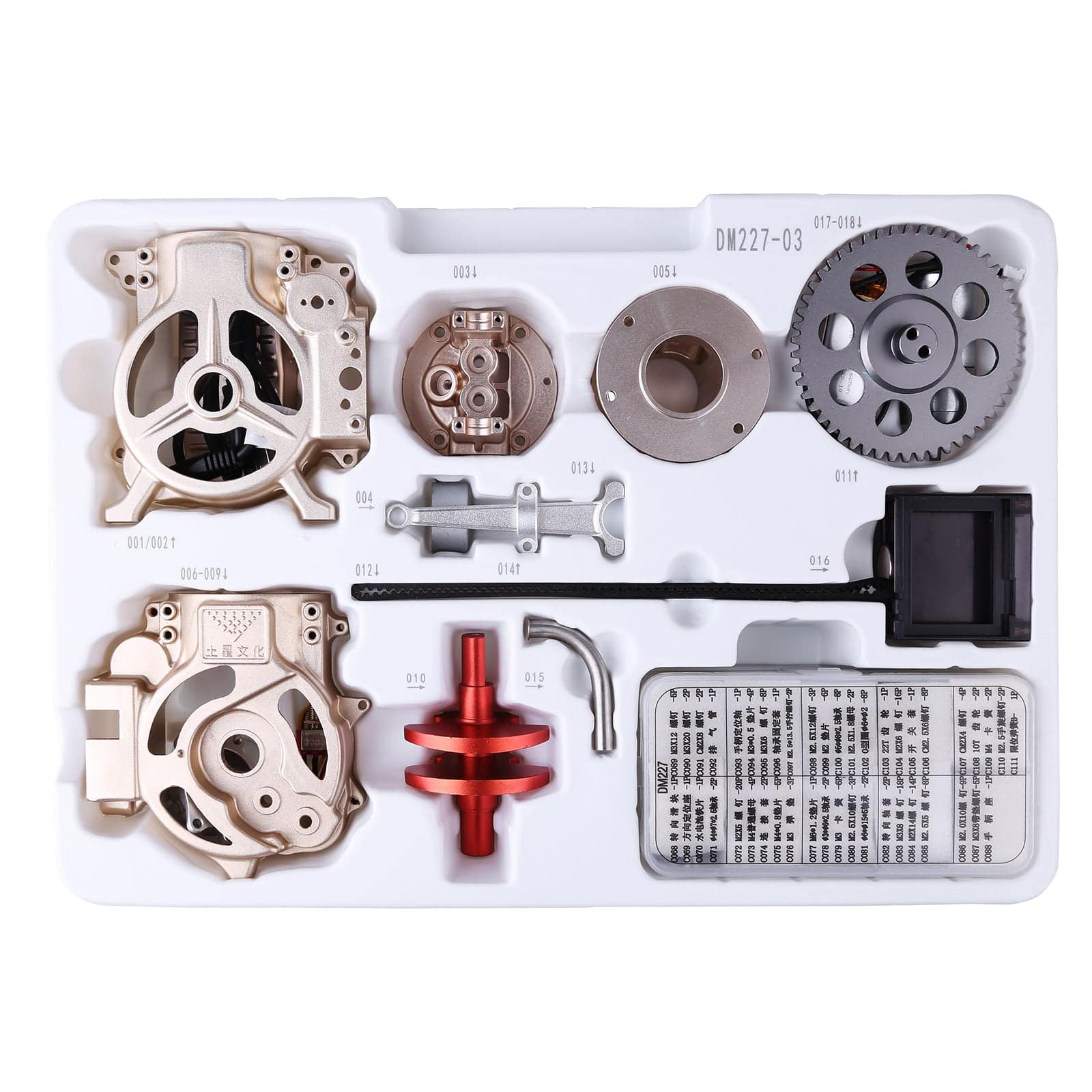 Teching 310+ PCS Metal DIY Assembly Vintage Classic Car Model Kit Gift-helloworld7