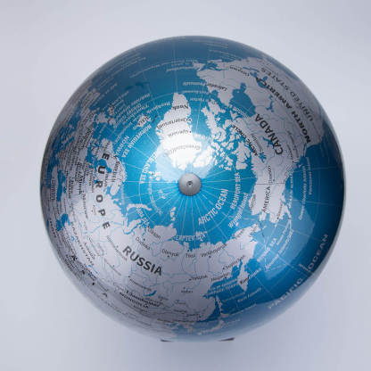 Teching Auto-Spinning Illuminated World Globe Model DM701 Brushless Motor Geography Gift