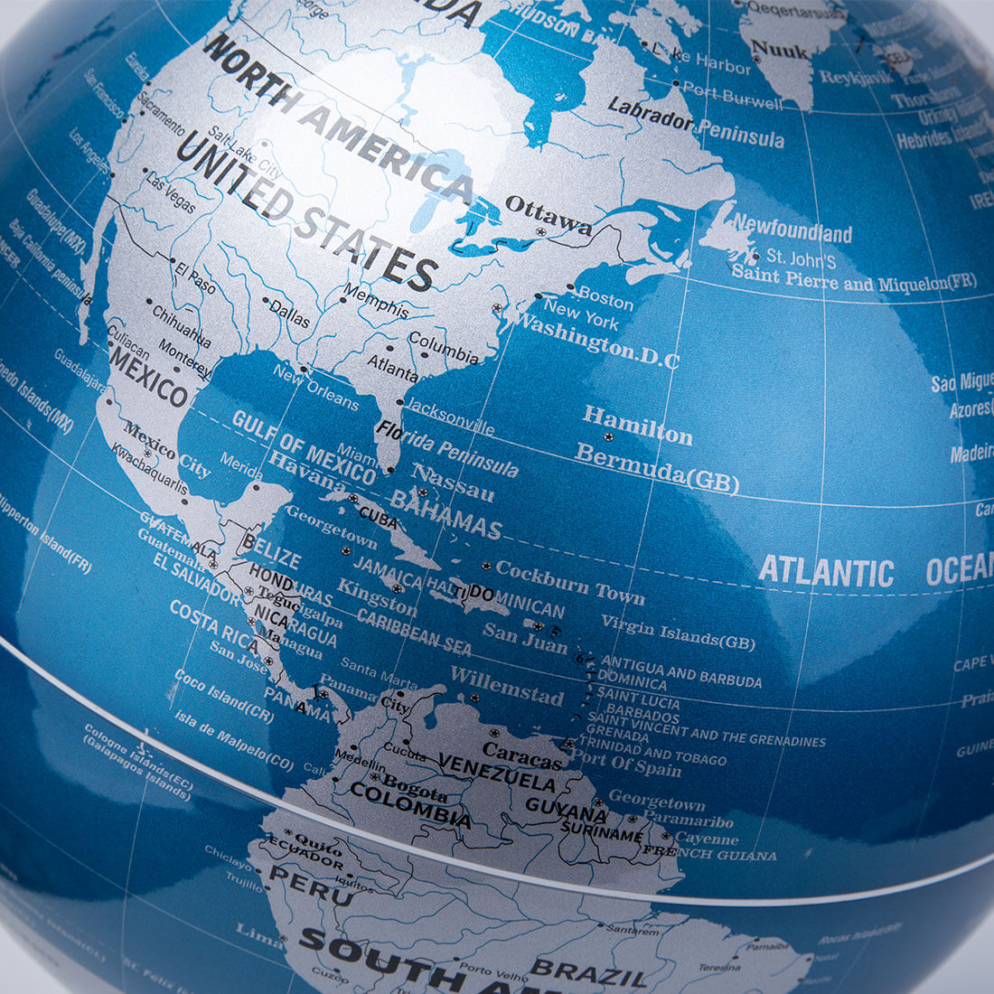 Teching Auto-Spinning Illuminated World Globe Model DM701 Brushless Motor Geography Gift
