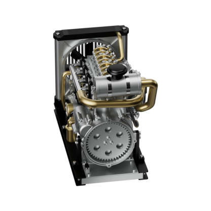 Teching DM115 1/10 Scale Metal DIY Inline 4 Cylinder Diesel Engine Model Kit-helloworld7