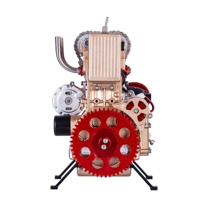 Teching DM13-L4-T Metal 4 Cylinder Engine Model DIY Assembly Kit Electric Mechanical Gift-helloworld7