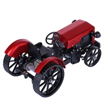 Teching Full Metal RC Tractor Model Assembly Kit APP Controlled STEM Mechanical Gift