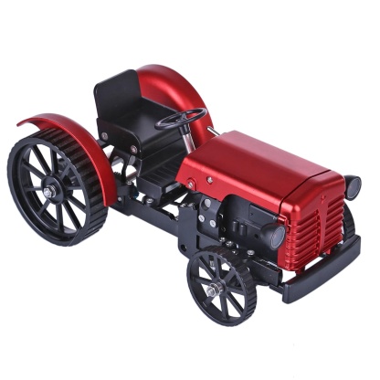 Teching Full Metal RC Tractor Model Assembly Kit APP Controlled STEM Mechanical Gift