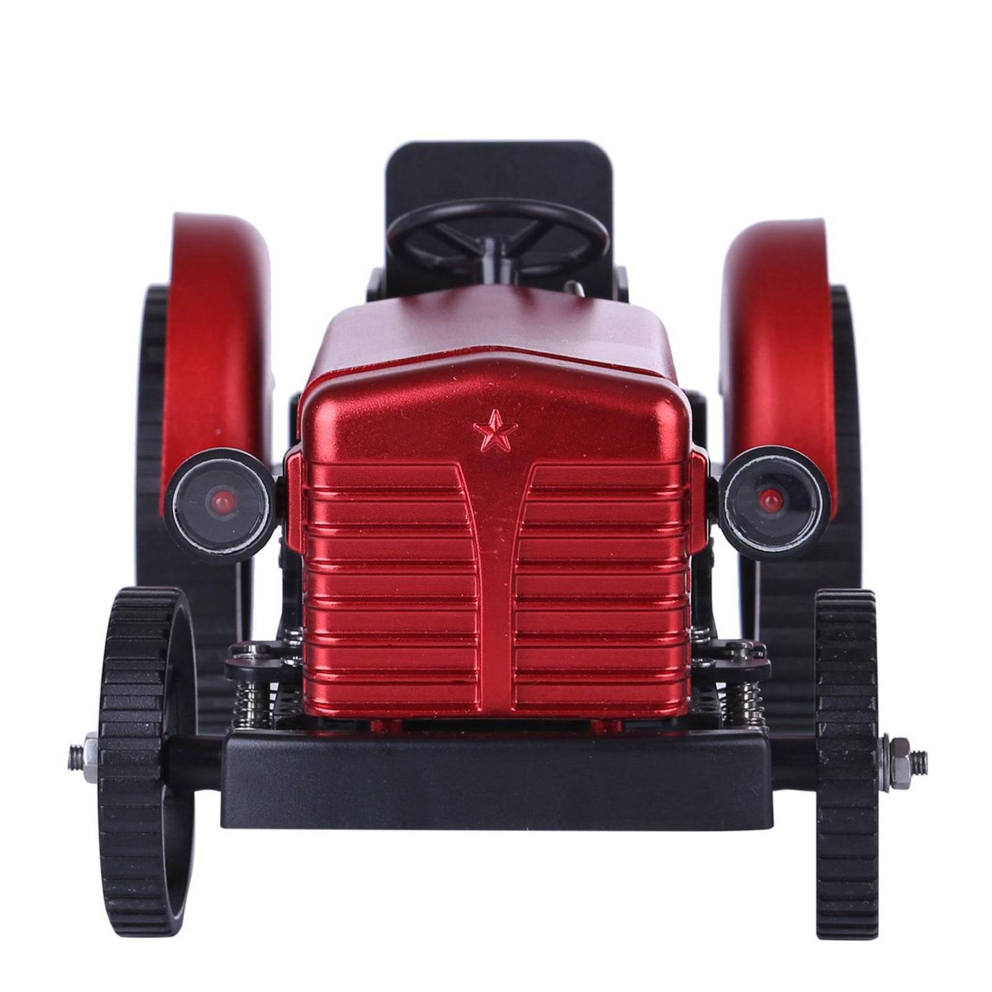 Teching Full Metal RC Tractor Model Assembly Kit APP Controlled STEM Mechanical Gift