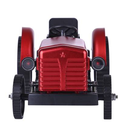Teching Full Metal RC Tractor Model Assembly Kit APP Controlled STEM Mechanical Gift