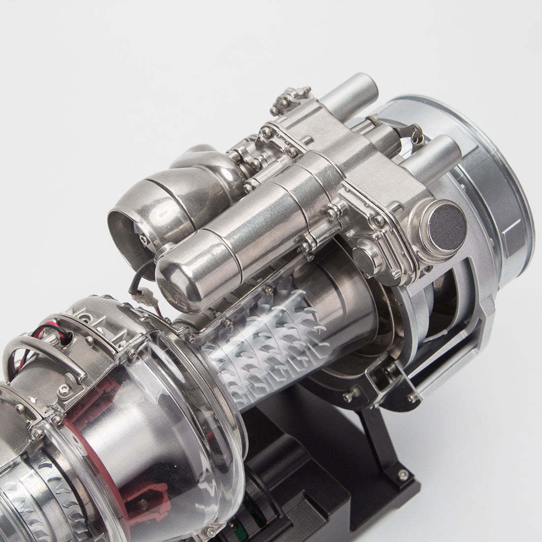 Teching T700 1/10 Scale Metal DIY Turboshaft Engine Model Kit DM136 | Aviation Gift-helloworld7