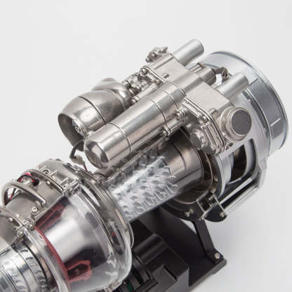 Teching T700 1/10 Scale Metal DIY Turboshaft Engine Model Kit DM136 | Aviation Gift-helloworld7