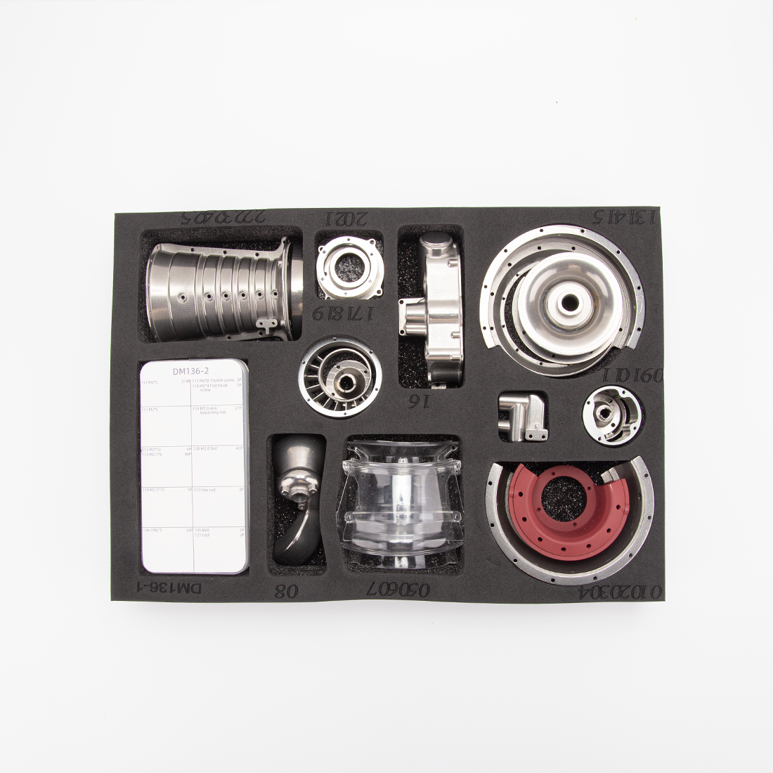 Teching T700 1/10 Scale Metal DIY Turboshaft Engine Model Kit DM136 | Aviation Gift-helloworld7