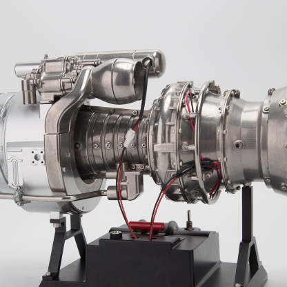 Teching T700 1/10 Scale Metal DIY Turboshaft Engine Model Kit DM136 | Aviation Gift-helloworld7