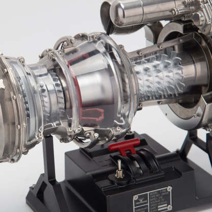 Teching T700 1/10 Scale Metal DIY Turboshaft Engine Model Kit DM136 | Aviation Gift-helloworld7