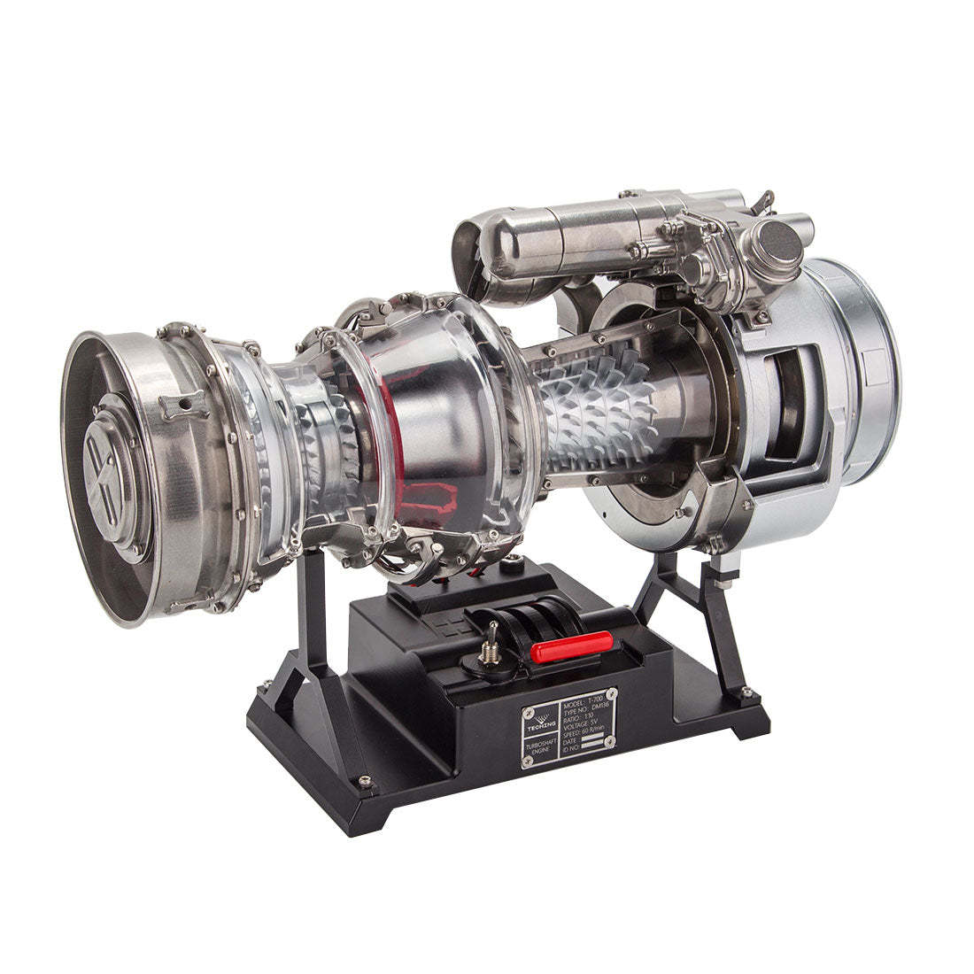 Teching T700 1/10 Scale Metal DIY Turboshaft Engine Model Kit DM136 | Aviation Gift-helloworld7