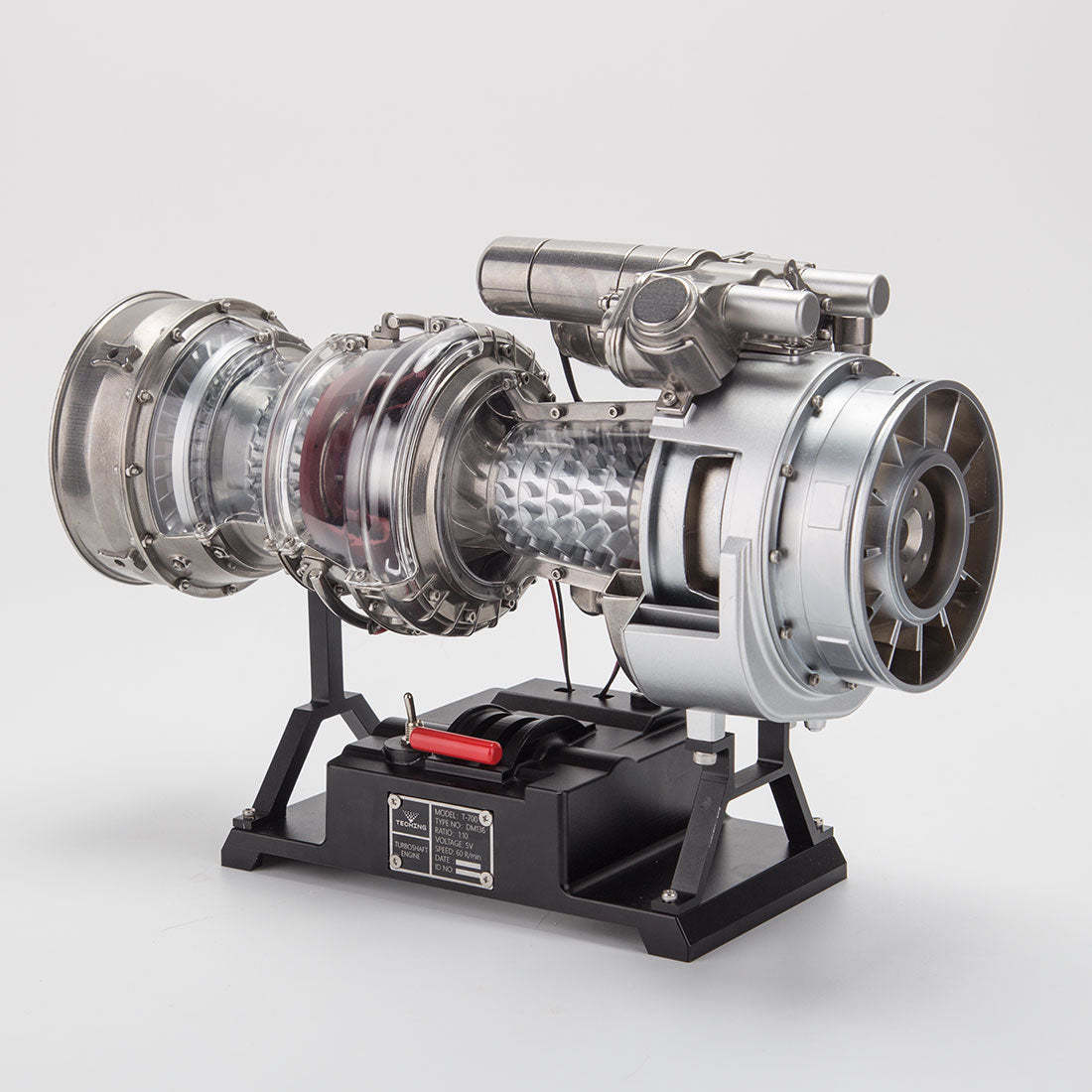 Teching T700 1/10 Scale Metal DIY Turboshaft Engine Model Kit DM136 | Aviation Gift-helloworld7