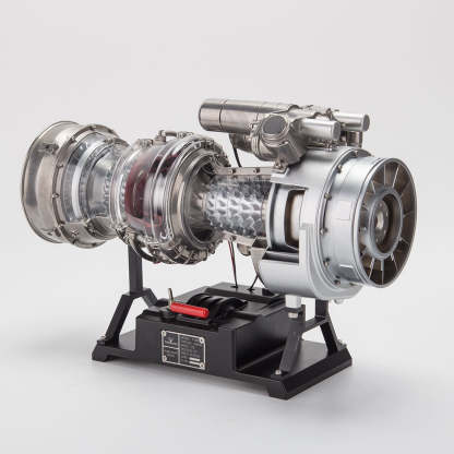 Teching T700 1/10 Scale Metal DIY Turboshaft Engine Model Kit DM136 | Aviation Gift-helloworld7