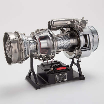 Teching T700 1/10 Scale Metal DIY Turboshaft Engine Model Kit DM136 | Aviation Gift-helloworld7