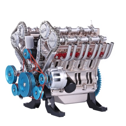 Teching V8 Mechanical Metal Assembly DIY Car Engine Model Kit (500+ Pcs)