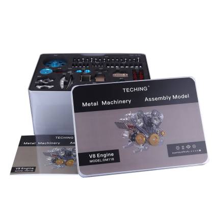 Teching V8 Mechanical Metal Assembly DIY Car Engine Model Kit (500+ Pcs)
