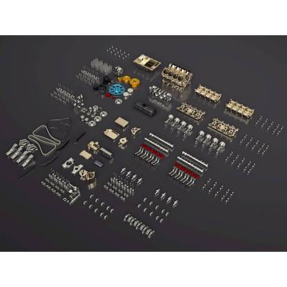 Teching V8 Mechanical Metal Assembly DIY Car Engine Model Kit (500+ Pcs)