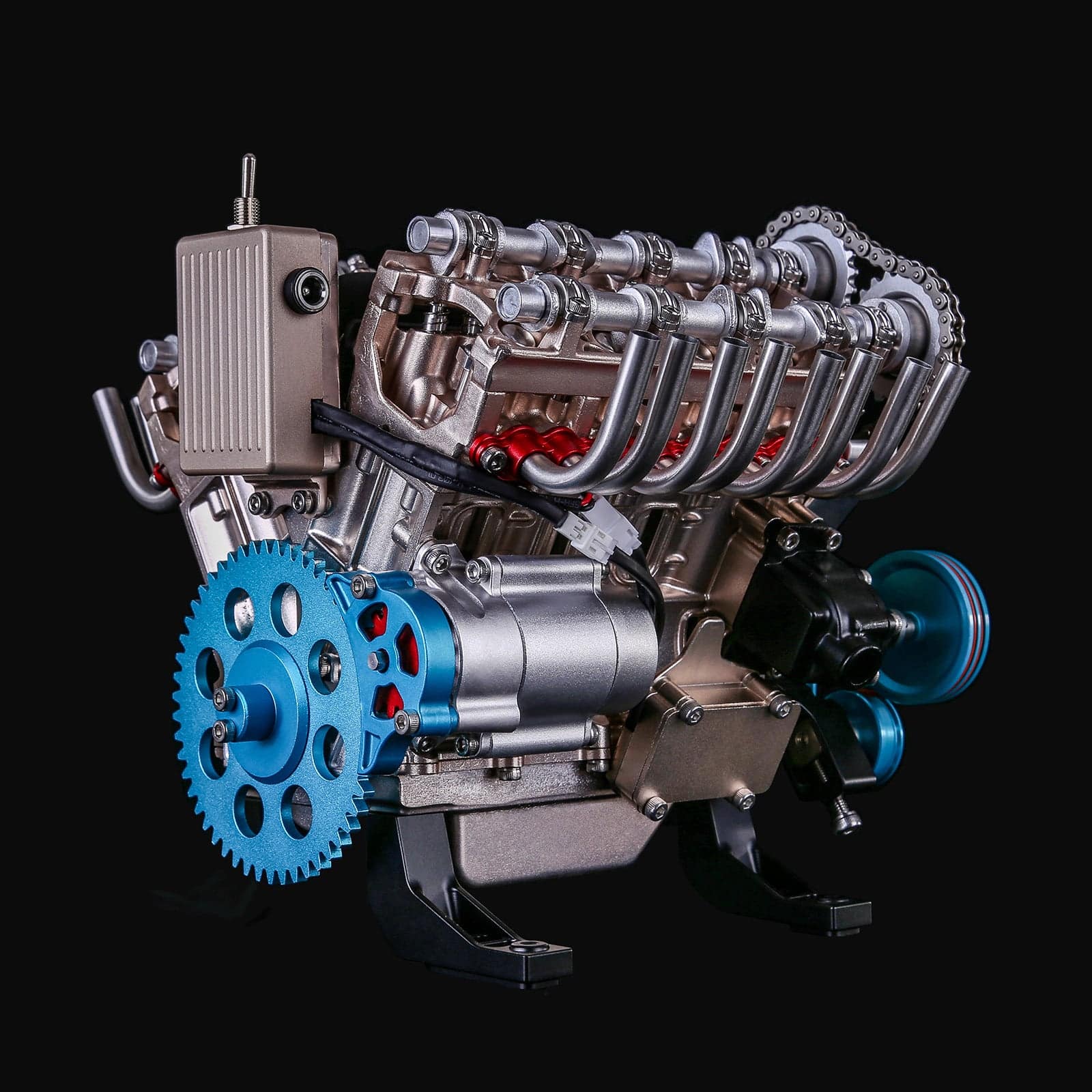 Teching V8 Mechanical Metal Assembly DIY Car Engine Model Kit (500+ Pcs)