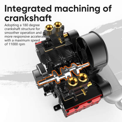 Toyan FS-B400 14cc Flat-Four Boxer 4 Stroke Nitro Engine Model Kit/RTR-helloworld7