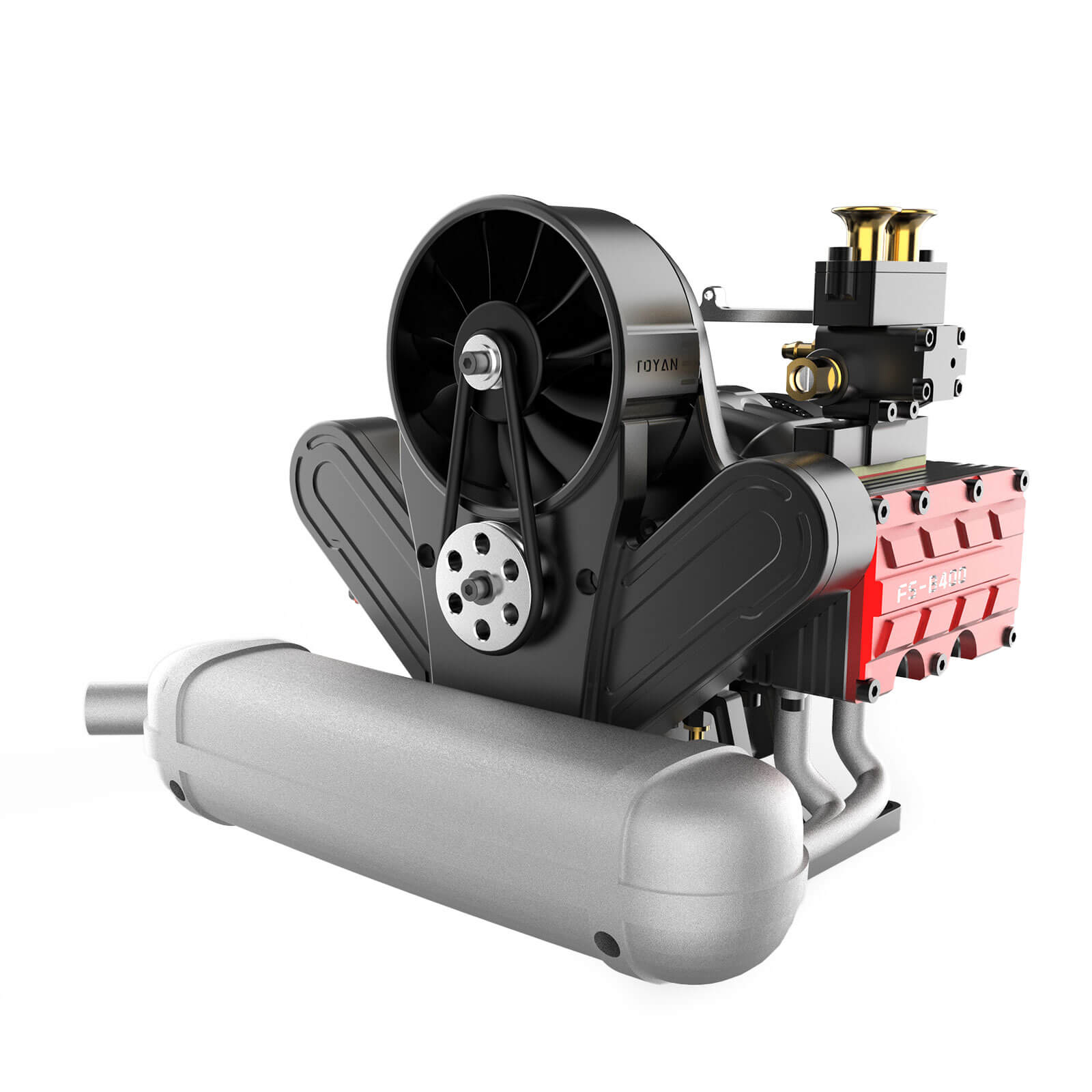 Toyan FS-B400 14cc Flat-Four Boxer 4 Stroke Nitro Engine Model Kit/RTR-helloworld7