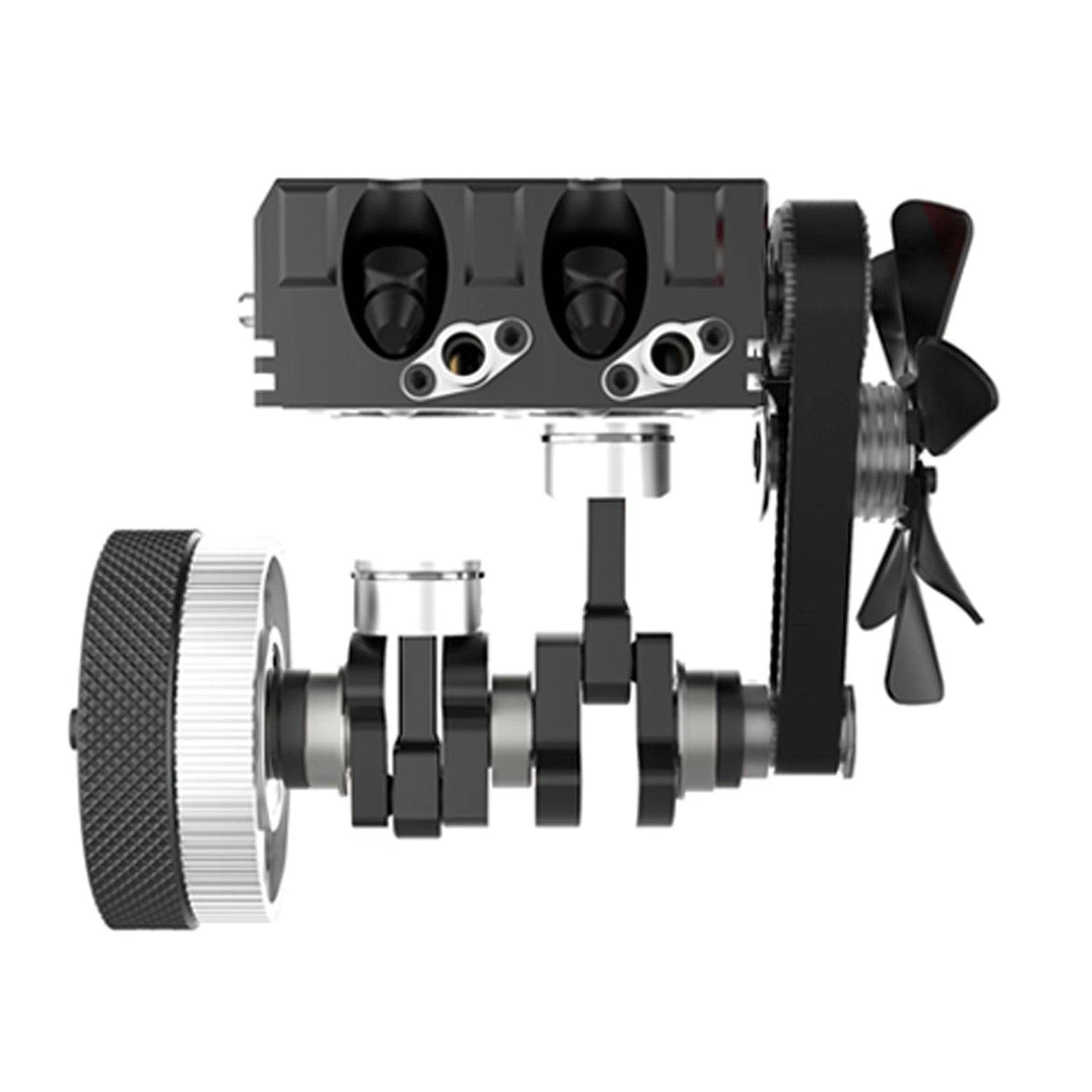 Toyan FS-L200W DIY 2 Cylinder 4 Stroke Water Cooled Nitro Engine Kit Gift-helloworld7