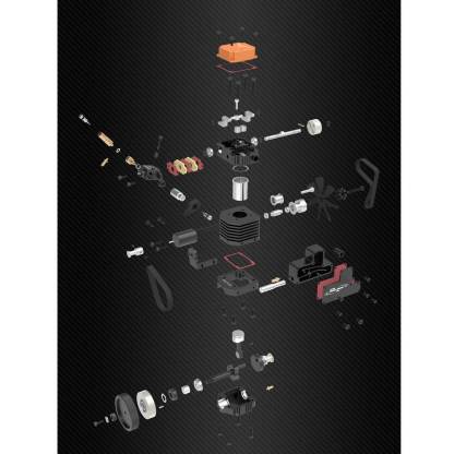 Toyan FS-S100AC DIY 4 Stroke Methanol RC Engine Kit 3.5cc Nitro Motor-helloworld7