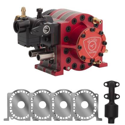 Toyan RS-L200 4.92cc Twin Rotor Wankel Rotary Engine Model Water Cooled Nitro