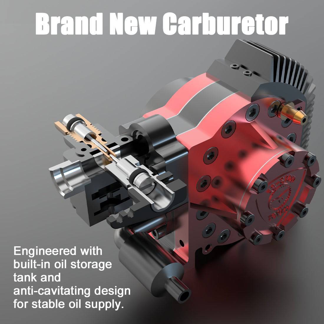 Toyan RS-S100 2.46cc Single Rotor Wankel Rotary Engine Model Water Cooled Nitro