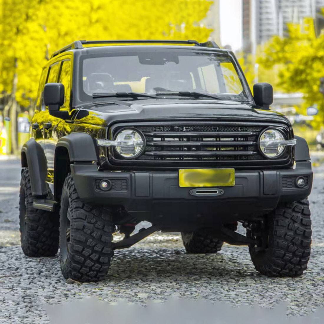 Traction Hobby 1/8 Scale RC Rock Crawler RTR 2-Speed Timesharing 4WD Off-Road Truck with Full Lighting System