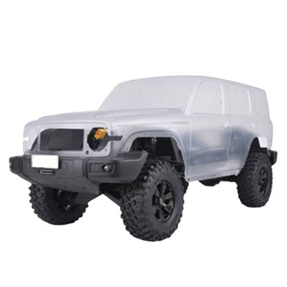 Traction Hobby 1/8 Scale RC Rock Crawler RTR 2-Speed Timesharing 4WD Off-Road Truck with Full Lighting System