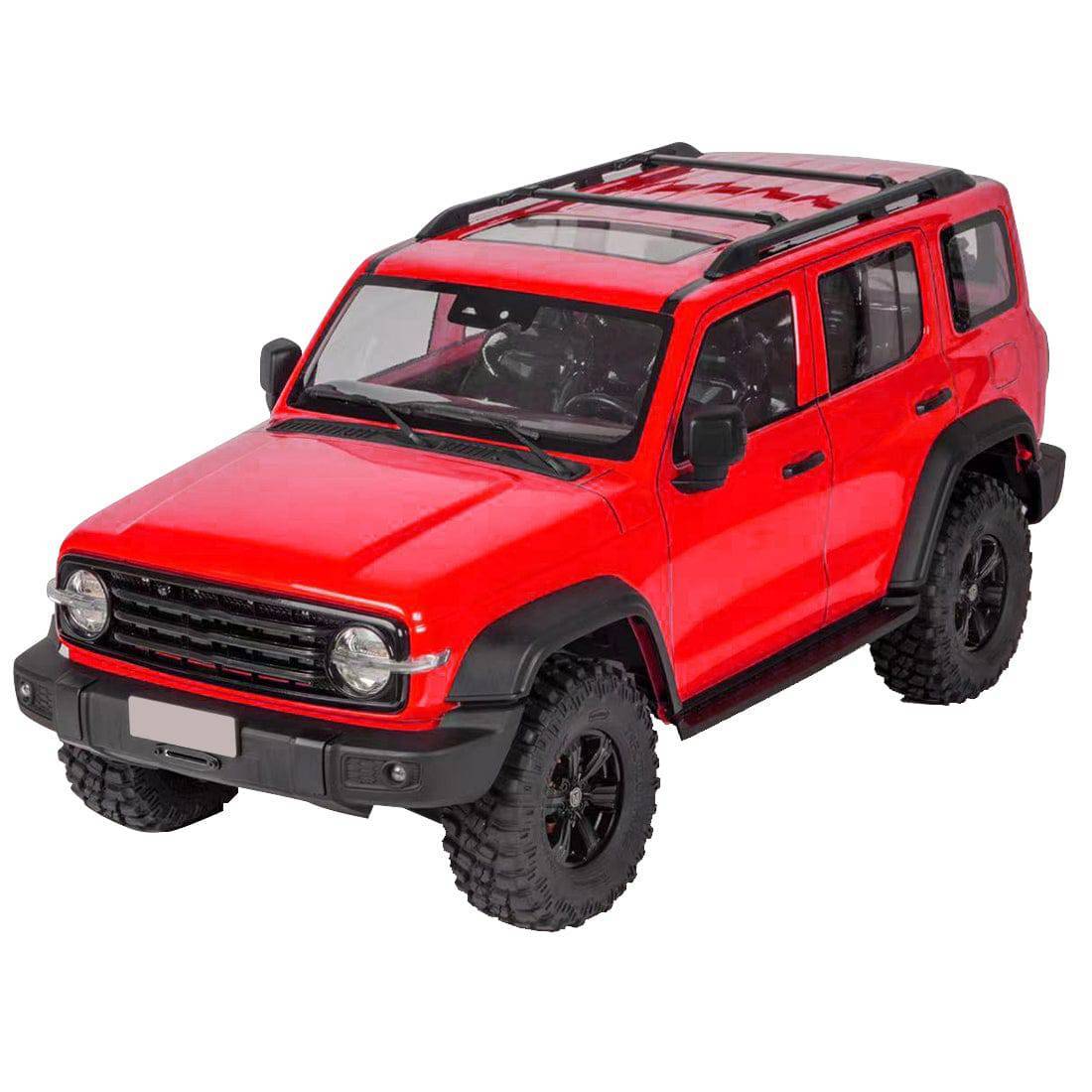 Traction Hobby 1/8 Scale RC Rock Crawler RTR 2-Speed Timesharing 4WD Off-Road Truck with Full Lighting System