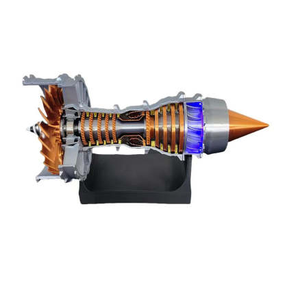 Trent 900 Turbofan Engine Model Kit with LED Lights and Throttle Control-helloworld7
