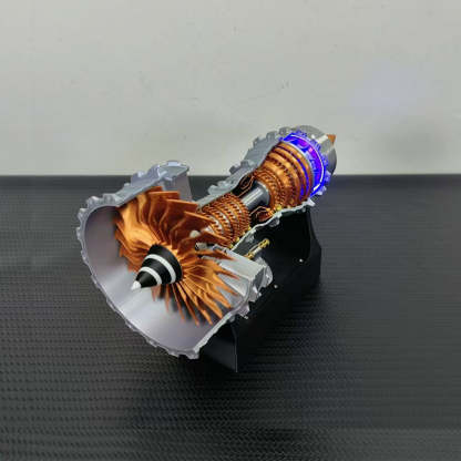 Trent 900 Turbofan Engine Model Kit with LED Lights and Throttle Control-helloworld7