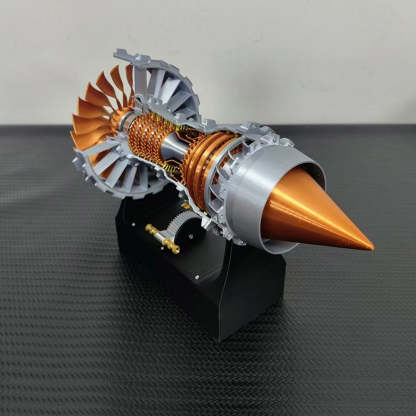 Trent 900 Turbofan Engine Model Kit with LED Lights and Throttle Control-helloworld7