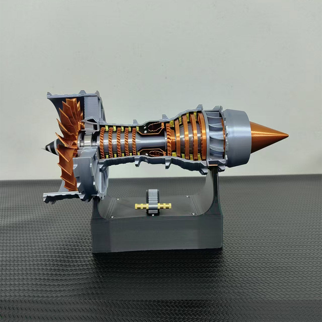 Trent 900 Turbofan Engine Model Kit with LED Lights and Throttle Control-helloworld7