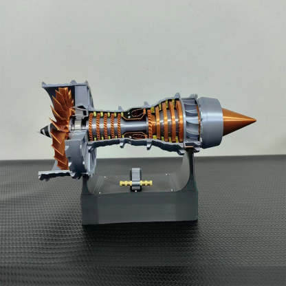 Trent 900 Turbofan Engine Model Kit with LED Lights and Throttle Control-helloworld7