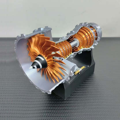 Trent 900 Turbofan Engine Model Kit with LED Lights and Throttle Control-helloworld7