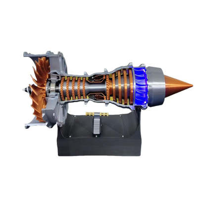 Trent 900 Turbofan Engine Model Kit with LED Lights and Throttle Control-helloworld7