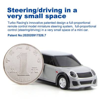 Turbo Racing 1/76 Scale Full Proportional Mini Electric RC Car RTR with P31 Remote