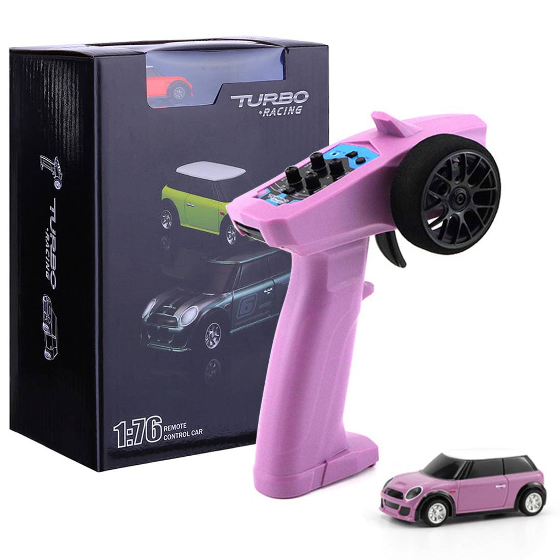 Turbo Racing 1/76 Scale Full Proportional Mini Electric RC Car RTR with P31 Remote