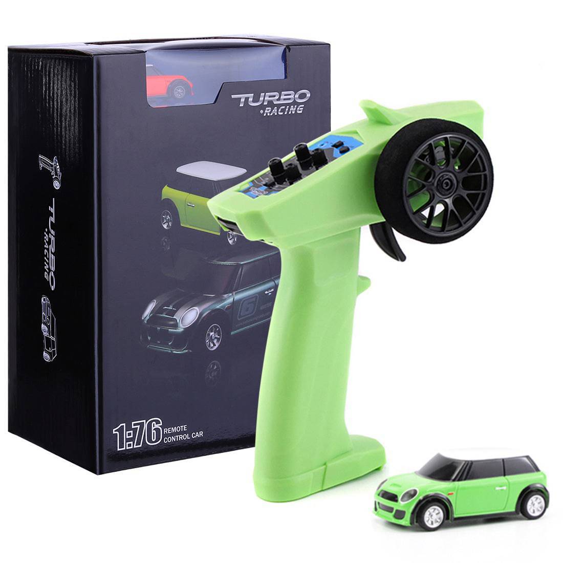 Turbo Racing 1/76 Scale Full Proportional Mini Electric RC Car RTR with P31 Remote