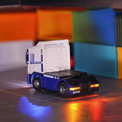 Turbo Racing 1/76 Scale Micro RC Tractor Truck RTR Proportional Control Desktop Car-helloworld7