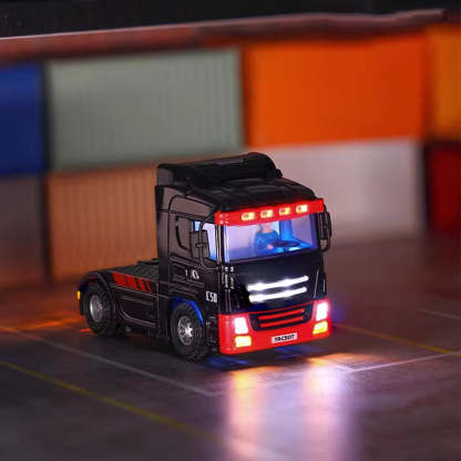 Turbo Racing 1/76 Scale Micro RC Tractor Truck RTR Proportional Control Desktop Car-helloworld7