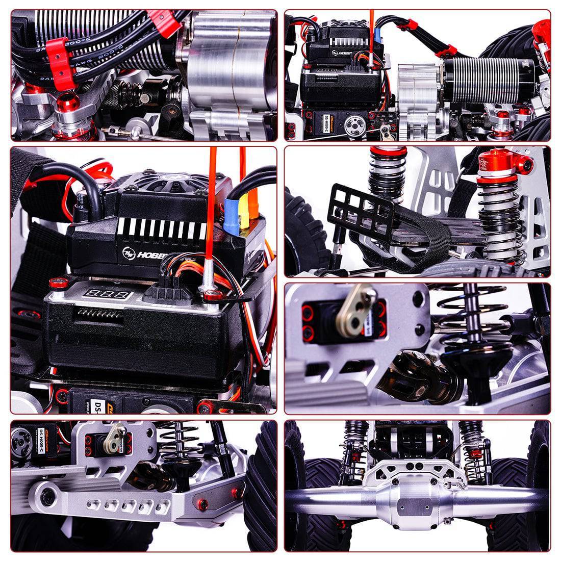 UFRC Ghost Rabbit GR1 1/5 Scale 4WD Brushless Off-Road Buggy – All-Metal Chassis Rock Racer