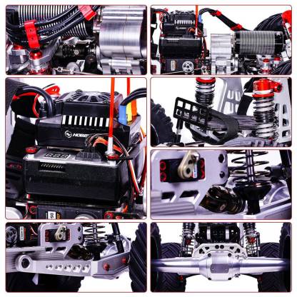 UFRC Ghost Rabbit GR1 1/5 Scale 4WD Brushless Off-Road Buggy – All-Metal Chassis Rock Racer