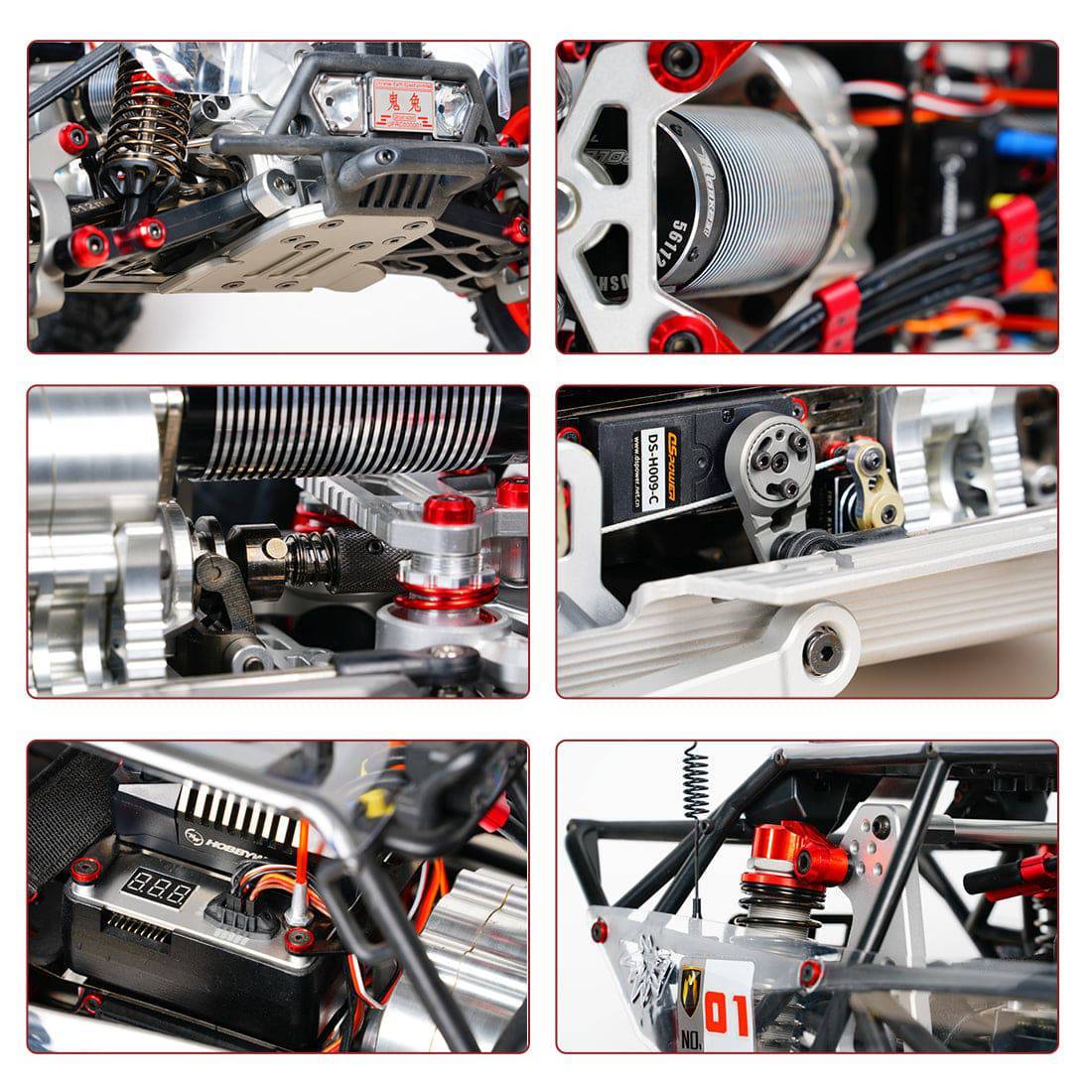 UFRC Ghost Rabbit GR1 1/5 Scale 4WD Brushless Off-Road Buggy – All-Metal Chassis Rock Racer