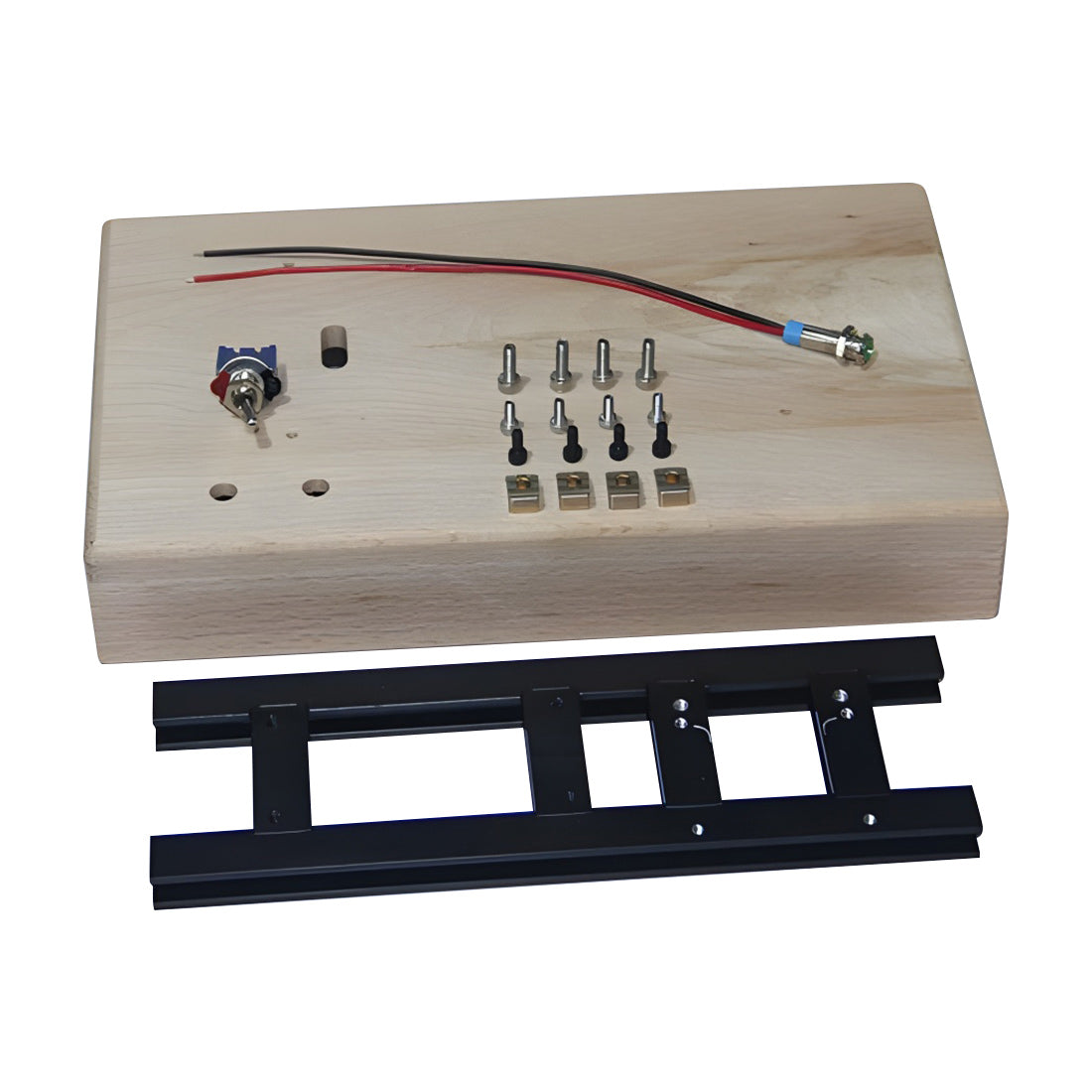 Universal Wooden Engine Base Stand for 1/8 1/10 Scale Generators & Water Pumps DIY Mounting Platform-helloworld7