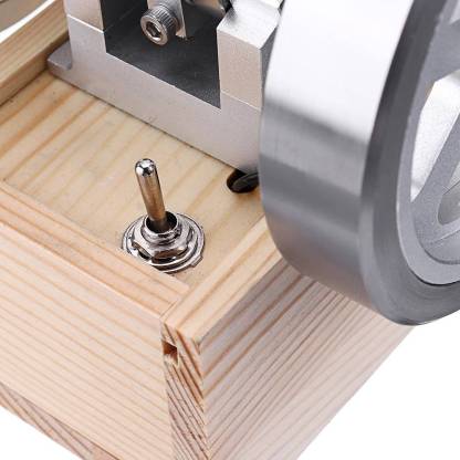 Upgraded Full Metal Hit and Miss Gas Engine Model with Wooden Base | 1200RPM Mechanical STEM Gift